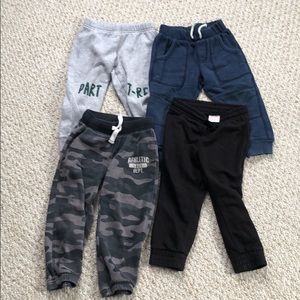 Toddler sweatpants jogger bundle 2T